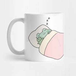 Sleepy frog Mug